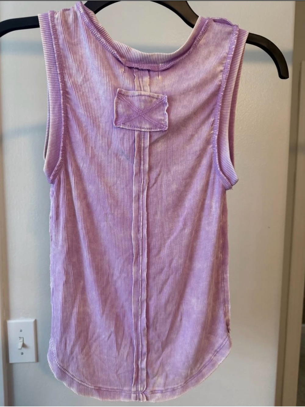 Lilac Ribbed Zenana Women's Tank - Picture 2 of 4